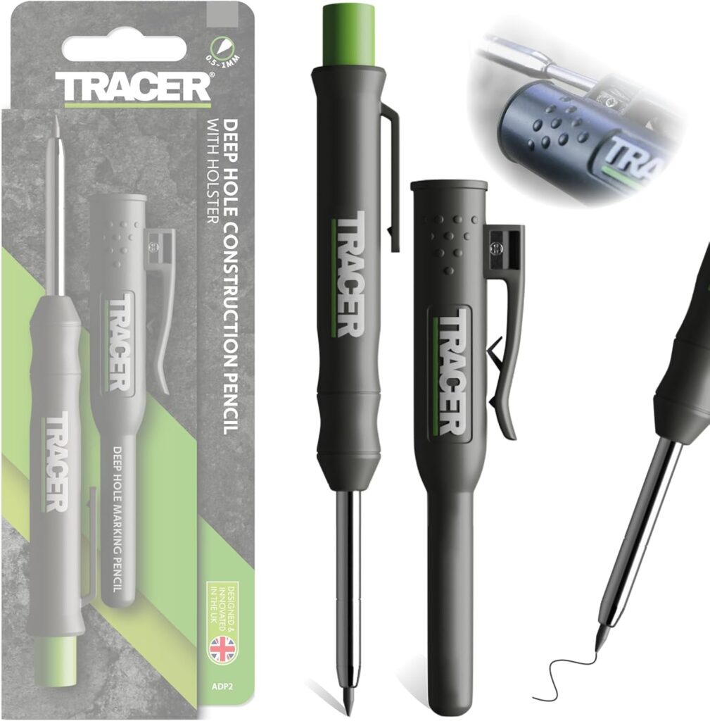 Tracer Deep Hole Construction Pencil with Site Holster