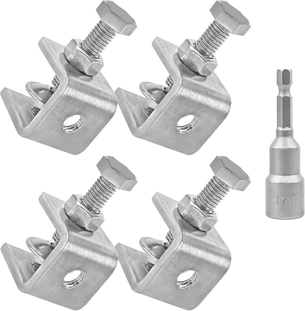 Eunenete 304 Stainless Steel Mini C-Clamps