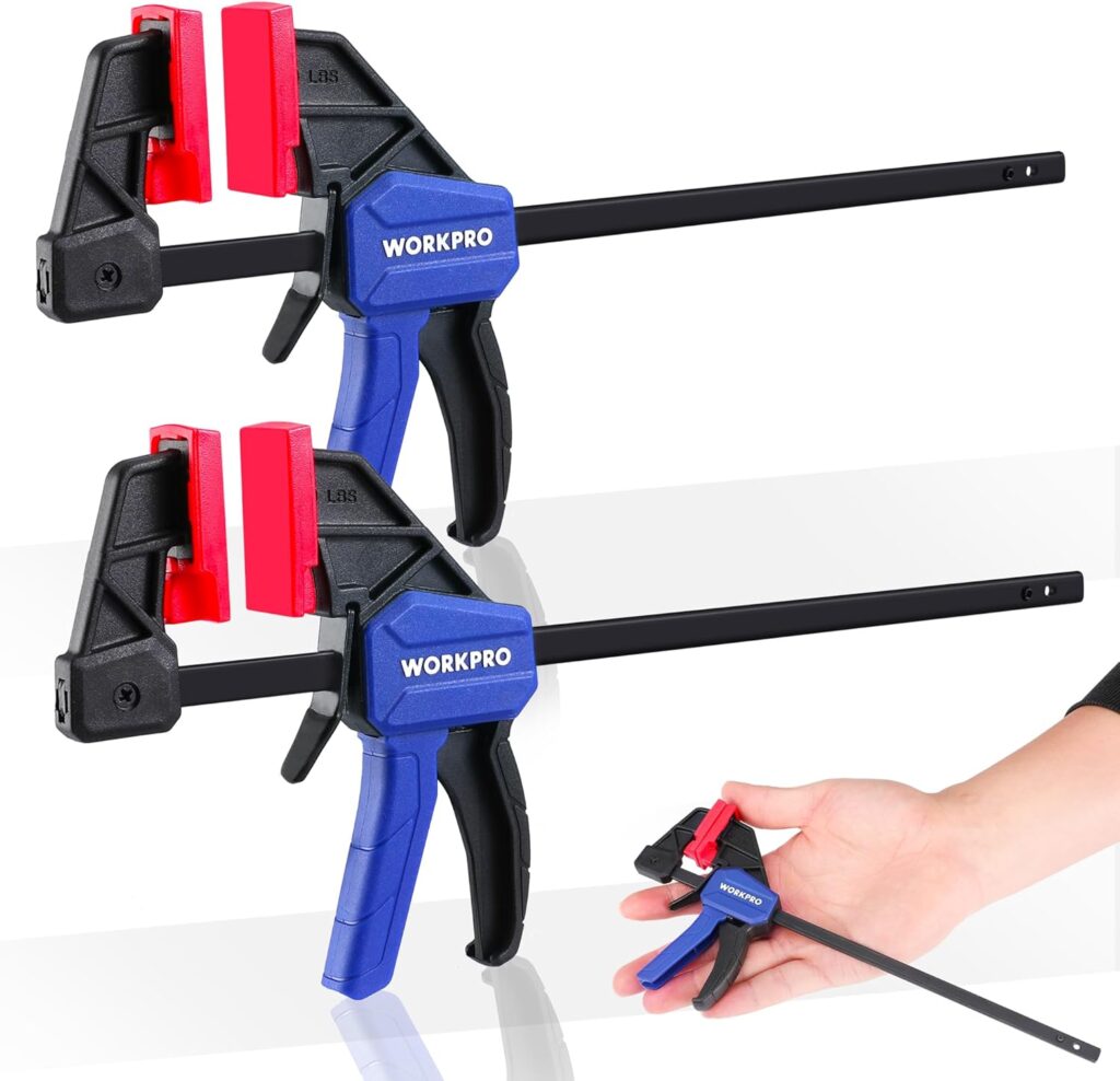 WORKPRO 6-Inch Mini Bar Clamps