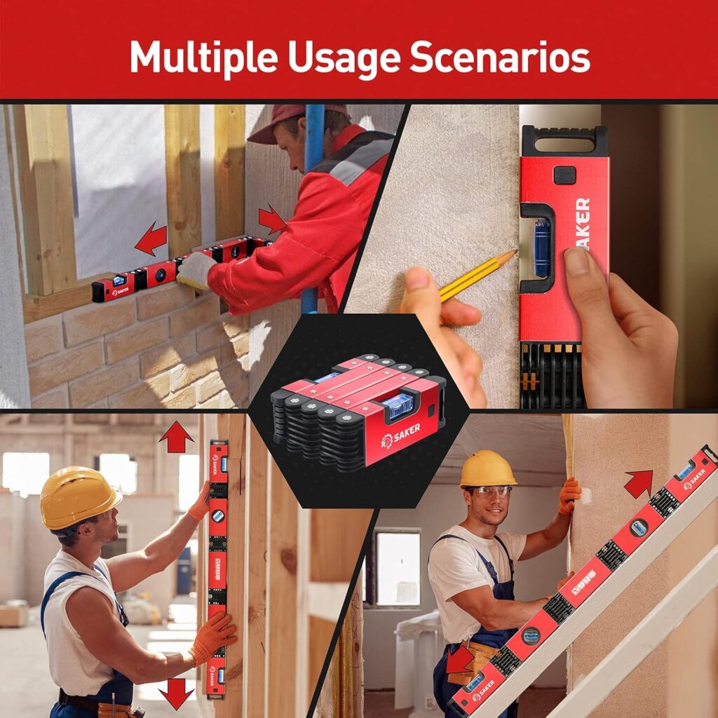 Saker Multi-function Foldable Level Multiple Usage Scenarios