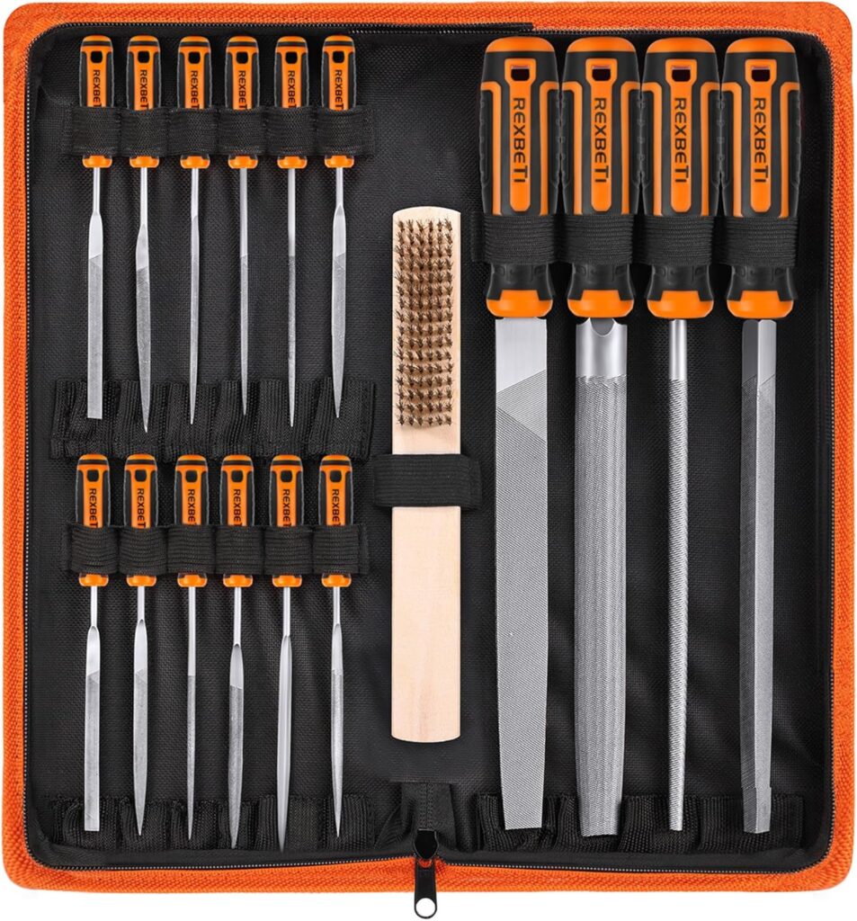  REXBETI 25-Piece Metal File Set 
